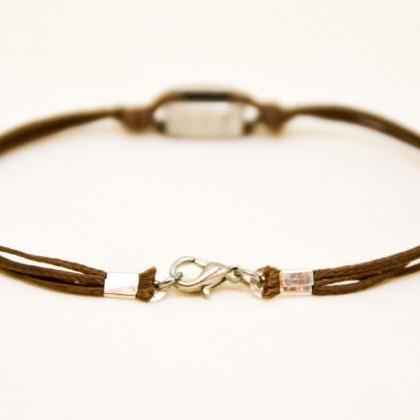 Father's day gift, Brown bracelet f..