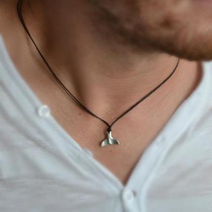 Whale Tail Necklace For Men- Men's..