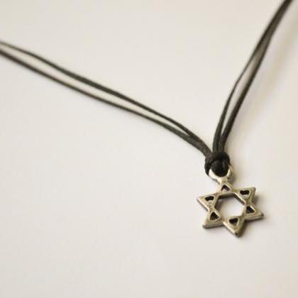 Star of David necklace for men, men..